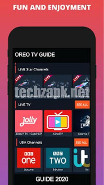 Oreo TV APK New Version
