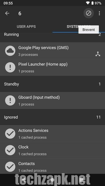 Brevent Android