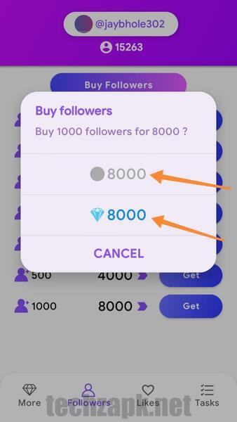 Top follow APK Mod