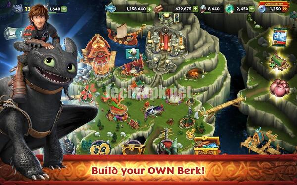 Dragon Rise of Berk Mod APK Unlimited Fish