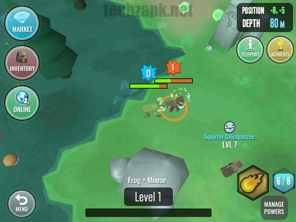 Hybrid Animals Mod APK unlimited money and skill points