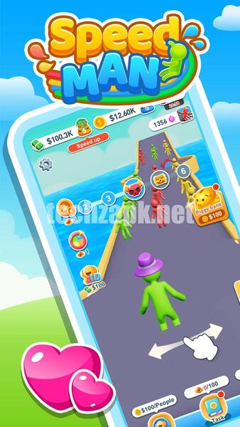 Speed Man Mod APK unlimited money and gems