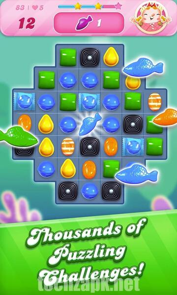 Candy Crush Saga Mod APK unlimited gold