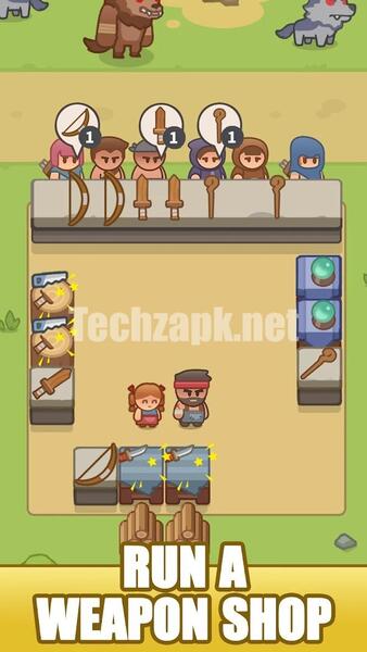 Idle Weapon Shop Tycoon Mod APK