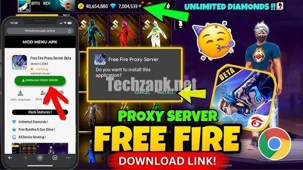 Free Fire Proxy Server APK Latest Version