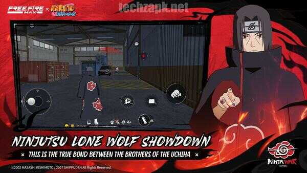 Free Fire MAX x NARUTO Mod APK Unlimited Diamonds