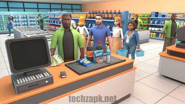 Supermarket Tycoon 3D MOD APK Unlocked Everything