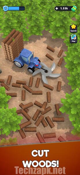 Lumber Chopper Mod APK Unlimited Everything