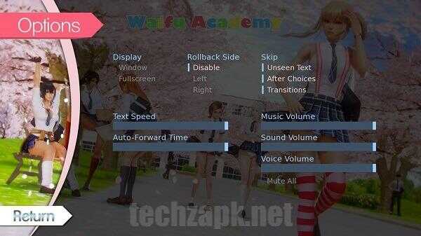 Waifu Academy APK Unlocked Game
