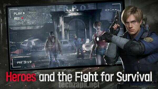 Resident Evil Survival Unit APK Menu