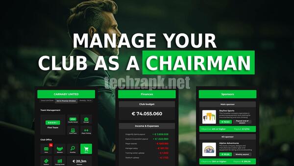 Club Boss Football Game Mod APK Unlimited Money