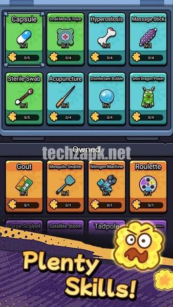 Cell Survivor Mod APK Menu
