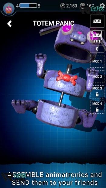 New custom animatronics skins and AI patterns in Forsaken AR gameplay