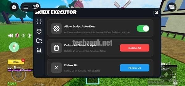 SkibX Executor APK No Key