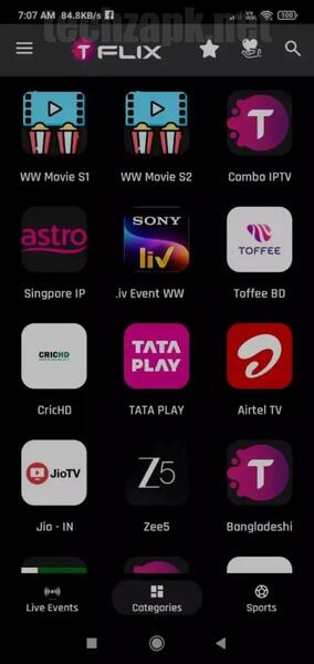TFlix Sports APK Download