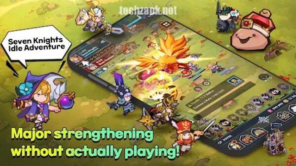 Seven Knights Idle Adventure APK Menu