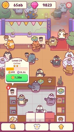 cat snack bar mod apk unlimited-money